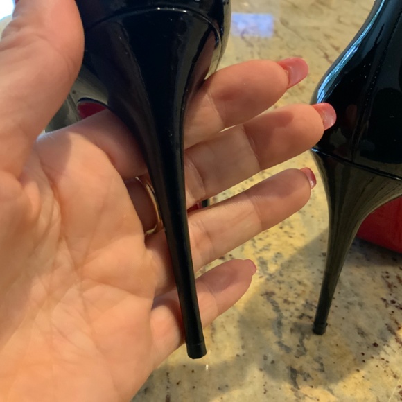 Christian louboutin louboutin Hot Chick 100 patente red sole - Picture 4 of 6